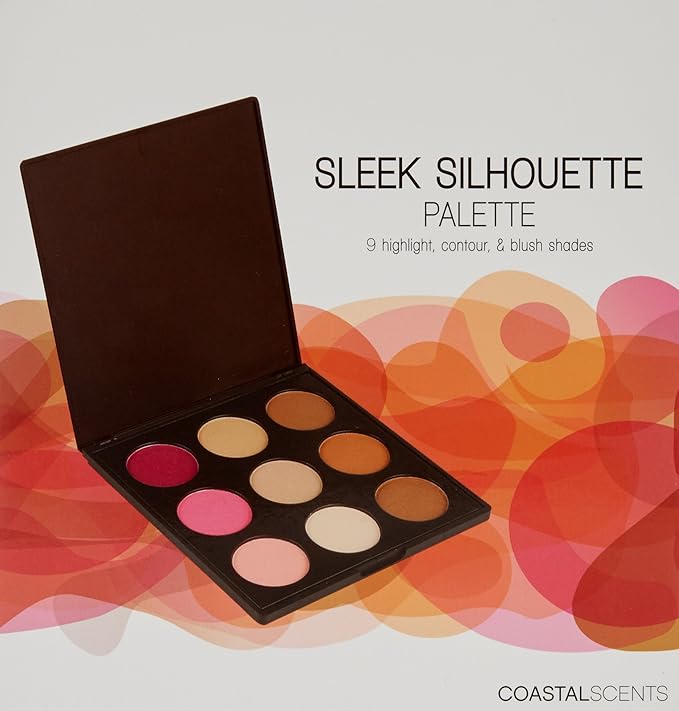 Coastal Scents Sleek Silhouette Palette, 7.17 Ounce-VivaGrace Women