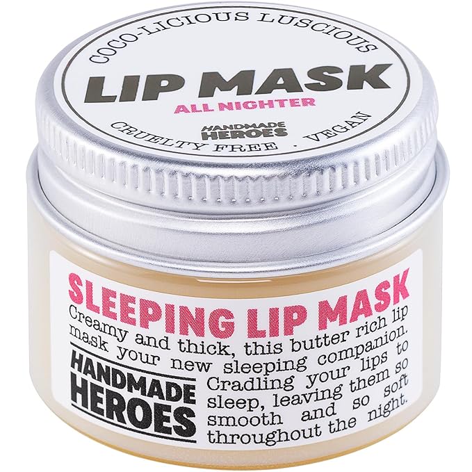 100% Natural Lip Butter Sleeping Lip Mask, Overnight Lip Moisturizer and Conditioner for Dry Lips. Intensive Lip Balm and Lip Therapy Skin Care with Mango butter (Original All Nighter)-VivaGrace Women