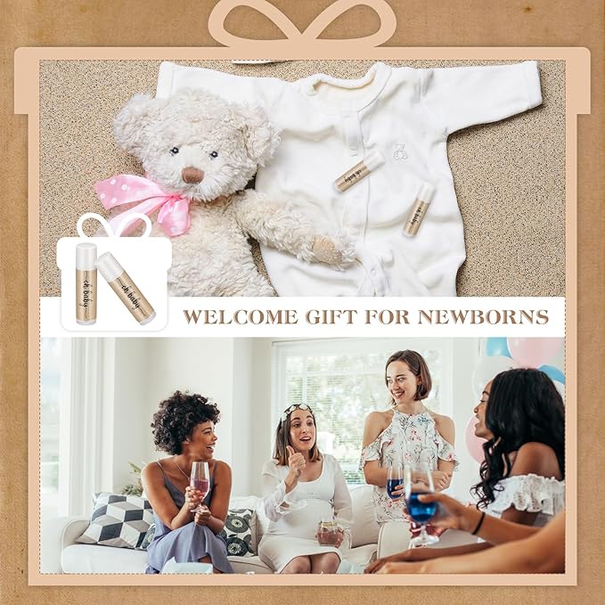 80 Pcs Lip Balm Bulk Baby Shower Favors Lip Balm Favors Baby Shower Guest Gifts for Women Children Men Girl Kids Gender Reveal Birthday Favors Gift Basket-VivaGrace Women