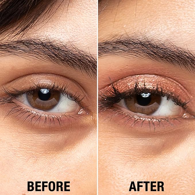 Neutrogena Healthy Definition Mascara - Defines, Lifts, Curls, Lengthens & Volumizes Lashes - Dual-Sided Comb + Brush for Natural Application - Carbon Black, 0.27 oz