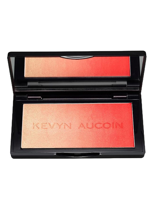 Kevyn Aucoin The Neo-Blush, Sunset: Blush makeup compact. Trio palette of gradient colors. Blends pearl, satin & matte finishes for highlighting cheeks. Personalized looks - natural to pop of color.-VivaGrace Women