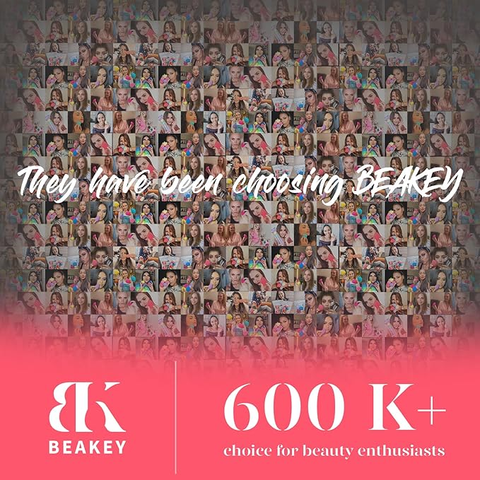 BEAKEY Makeup Sponge 5 Pcs Set, Latex-Free and Soft Boun Boun Beauty Sponge for Blending, Makeup Sponges for Foundation, Liquid, Cream and Powder. Blender for Enhanced Make Up Application-VivaGrace Women