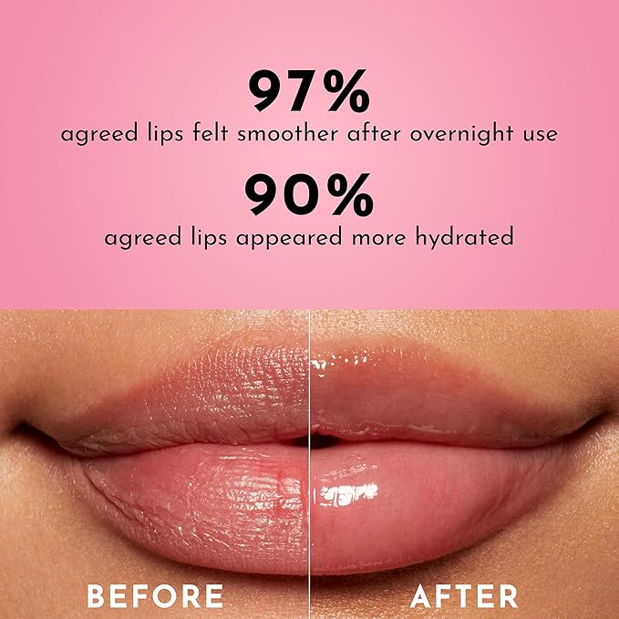 LAWLESS Women's Forget The Filler Overnight Lip Plumping, Sweet Daisy, Pink, 0.28 Ounce-VivaGrace Women