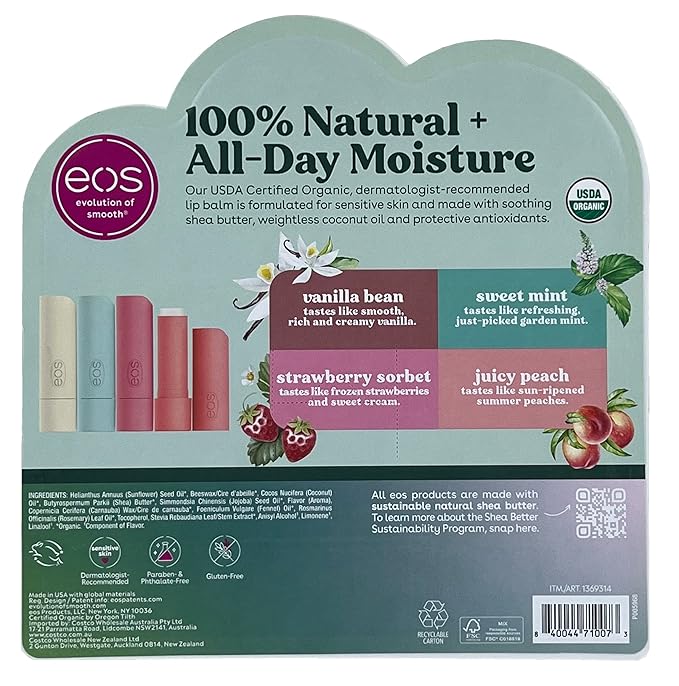 eos Best of eos Lip Balm, 9 Sticks-VivaGrace Women