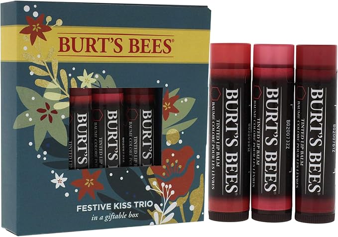 Burt's Bees, Festive Kiss Trio 2020, 3 Count-VivaGrace Women