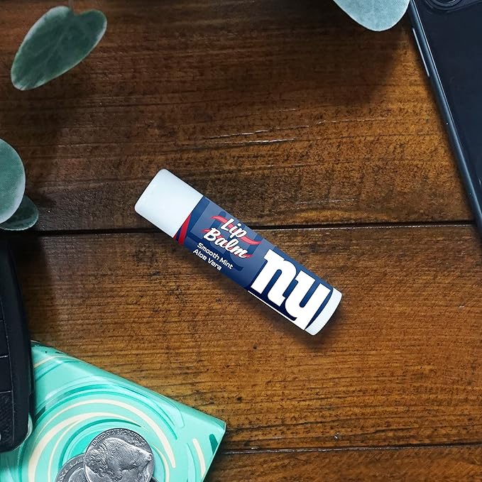 FANMATS 34718 New York Giants Smooth Mint SPF 15 Lip Balm-VivaGrace Women