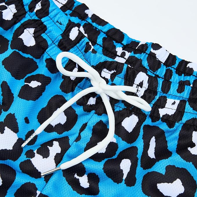 Fashion Funny Animal Printing Swim Trunks 5 inch Inseam Quick Dry Active Board Shorts for Men-VivaGrace Women