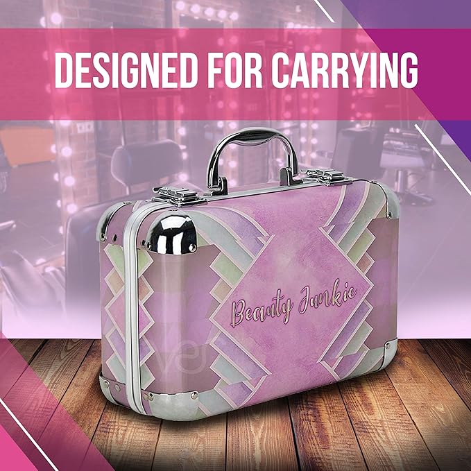 Starter Carry-All Teen Makeup Kit Gift Set, Pink, 1 Count-VivaGrace Women