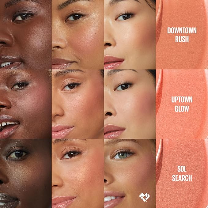Maybelline Sunkisser Multi-Use Liquid Blush and Bronzer, Blendable, Longwear, Glowy Make Up, Downtown Rush, 1 Count-VivaGrace Women