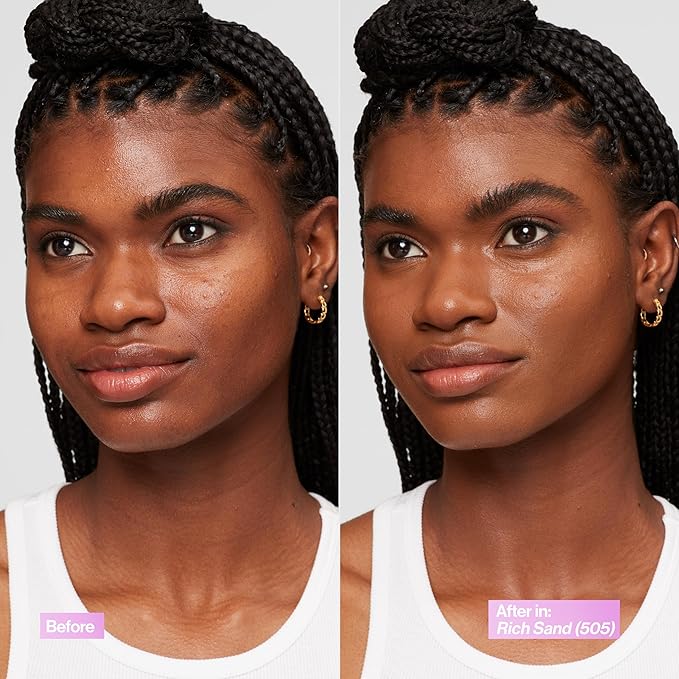 Revlon Illuminance Tinted Serum, Triple Hyaluronic Acid, Evens Out Skin Tone Over Time and Hydrates All Day, SPF 15, 505 Rich Sand, 0.94 fl oz.-VivaGrace Women