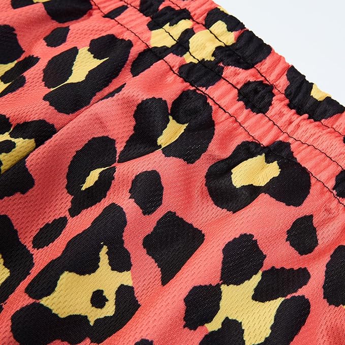 Fashion Funny Animal Printing Swim Trunks 5 inch Inseam Quick Dry Active Board Shorts for Men-VivaGrace Women