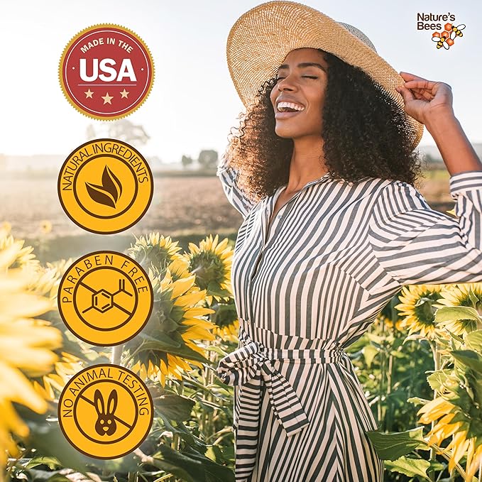 Nature's Bees - Cocoa Butter Lip Balm Moisturizer - Original 96 Pack, 4 Flavors - Original, Shea Butter, Mango Butter, Olive Oil - Made w/Coconut Oil, Beeswax, Vitamin E, Aloe - 0.15oz (4.2g)-VivaGrace Women