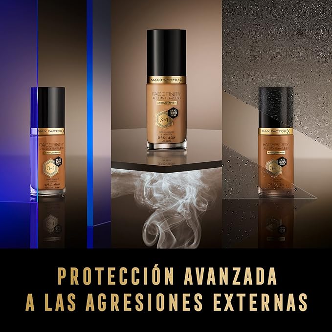 Max Factor Facefinity 3-in-1 All Day Flawless Liquid Foundation, SPF 20-110 Espresso, 30 ml-VivaGrace Women