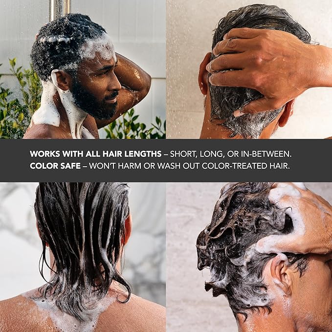 Caldera + Lab The Shampoo | Men’s Shampoo for Healthy Hair, Sulfate-Free Daily Cleanser, Dermatologically Tested - All Hair Types-VivaGrace Women