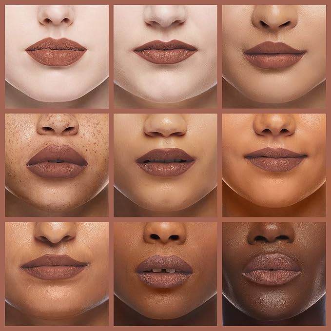 Palladio Lip Stain, Hydrating and Waterproof Formula, Matte Color Look, Longlasting All Day Wear Lip Color, Smudge Proof Natural Finish, Precise Chisel Tip Marker, Mocha Cream-VivaGrace Women