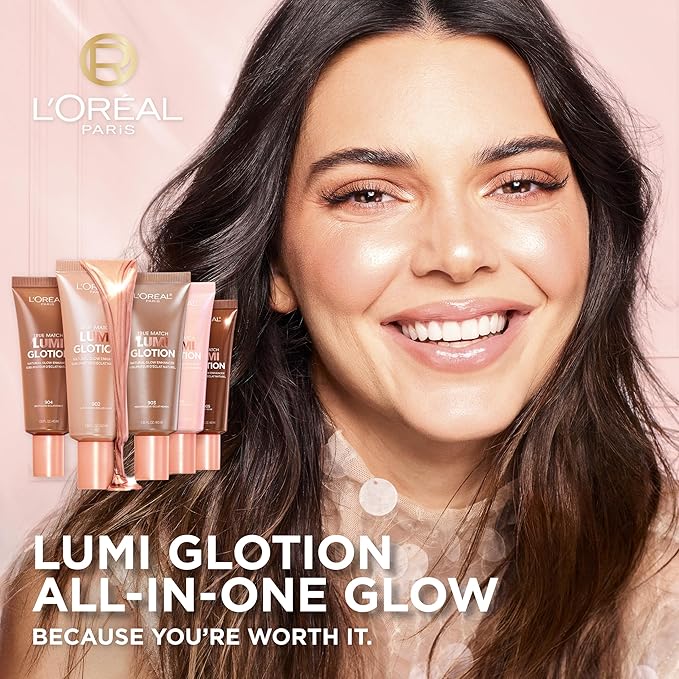 L'Oreal Paris Makeup True Match Lumi Glotion, Natural Glow Enhancer, Illuminator Highlighter, Bronzing Drops For a Sun-Kissed Glow, 901 Fair-VivaGrace Women