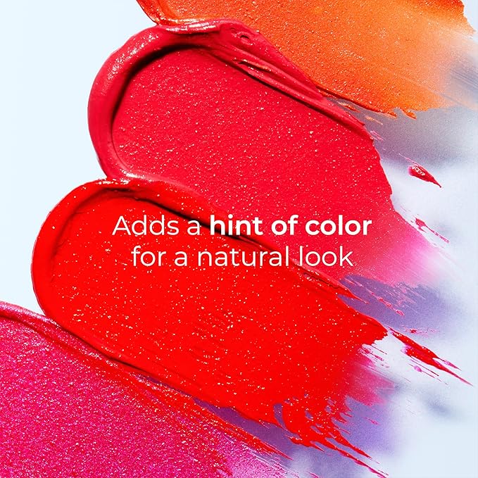 Tinted Lip Balm. Moisturizing Sheer, Buildable Lip Color with Hyaluronic Acid, Vitamin E and Rich Oil, Perfect Revitalizer for Chapped Lips. Beauty Plumper Moisturizer 0.21oz - Rosy Bloom-VivaGrace Women