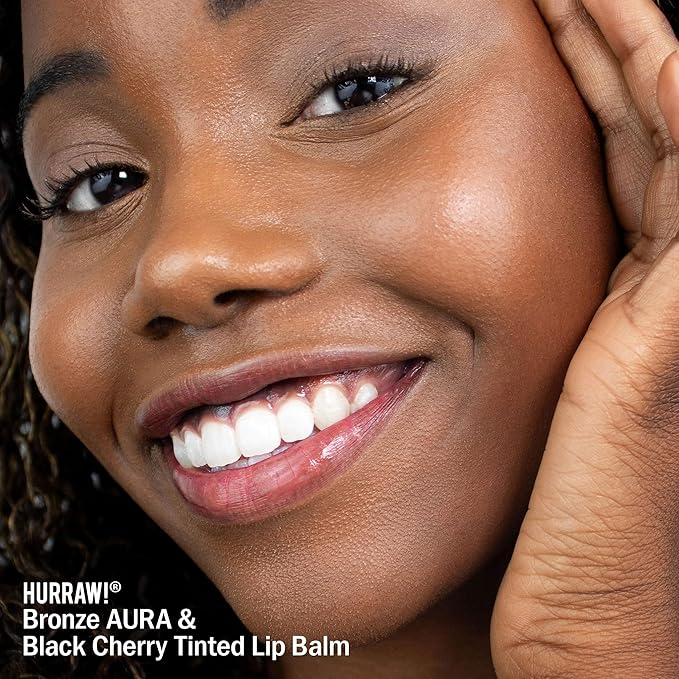 Hurraw! Black Cherry Tinted Lip Balm, 2 Pack: (Sheer Red Tint) Organic, Certified Vegan, Cruelty and Gluten Free. Non-GMO, 100% Natural Ingredients. Bee, Shea, Soy and Palm Free. Made in USA-VivaGrace Women