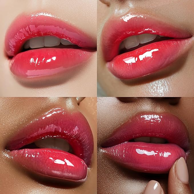 Espoir Couture Lip Tint Glaze #12 Cherry Sorbet 0.14oz | Volumizing Lip Stain with Syrupy Shine | Long-Lasting & Vibrant Color for Radiant Lip Look | Moisturizing & Glossy Lip Tint | Korean Lip Makeup-VivaGrace Women