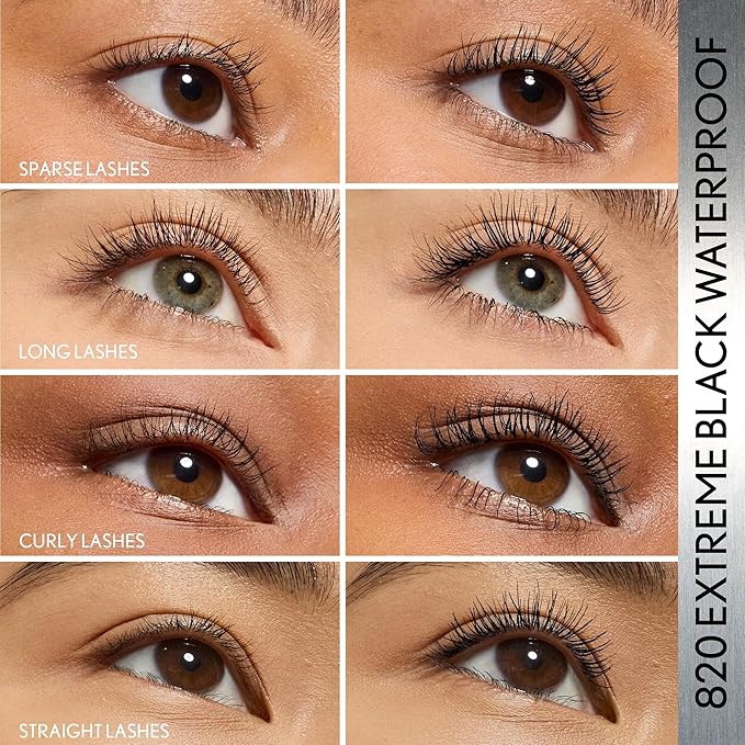 COVERGIRL Lash Blast Bond Volume Mascara - 820 - Extreme Black Waterproof, Bonding Complex to Condition & Nourish Lashes, Smudge-Proof, Clump-Free, Volumizing, Vegan Formula
