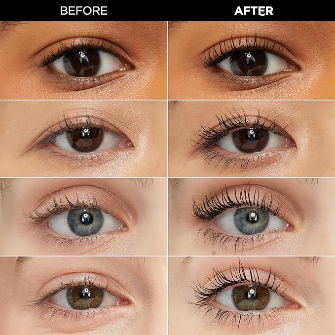 L'Oreal Paris Makeup Telescopic Original Lengthening, Lash Separating Mascara with Dual Precision Brush, Washable, Black, 0.27 Fl Oz., 2 Count