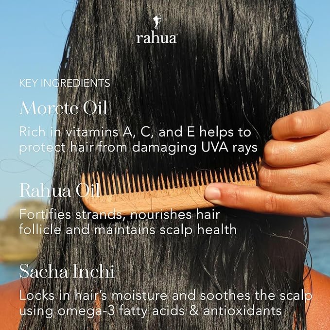 Rahua Hydration Detangler Spray + UV Barrier, 6.5 Fl Oz, Detangling Leave in Hair Care Softens Hair, Smooths Frizz, Supports Breakage & Damage, Conditioning for Brushable Shiny Hair, All Hair Types-VivaGrace Women