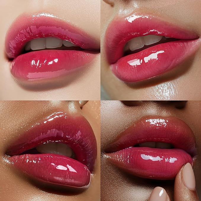 Espoir Couture Lip Tint Glaze #4 Hushed Cherry 0.14oz | Volumizing Lip Stain with Syrupy Shine | Long-Lasting & Vibrant Color for Radiant Lip Look | Moisturizing & Glossy Lip Tint | Korean Lip Makeup-VivaGrace Women