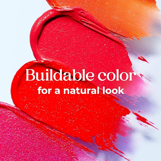 Tinted Lip Balm. Moisturizing Sheer, Buildable Lip Color with Hyaluronic Acid, Vitamin E and Rich Oil, Perfect Revitalizer for Chapped Lips. Beauty Plumper Moisturizer 0.21oz - Rosy Bloom-VivaGrace Women