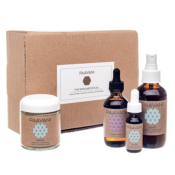 PAAVANI Ayurveda - Clarify Skincare Set - Remedy Acne Prone Skin - Hormonal Acne - Cystic Acne-VivaGrace Women