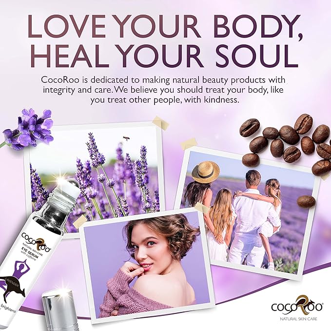 Caffeinated Eye Serum, Nutrient-Dense, 100% Pure, Natural & Vegan (Lavender)-VivaGrace Women