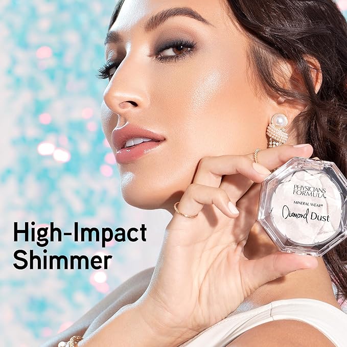 Physicians Formula Mineral Wear® Mini Diamond Dust - Starlit Glow, Finishing Powder, Travel Size, Clean Beauty-VivaGrace Women