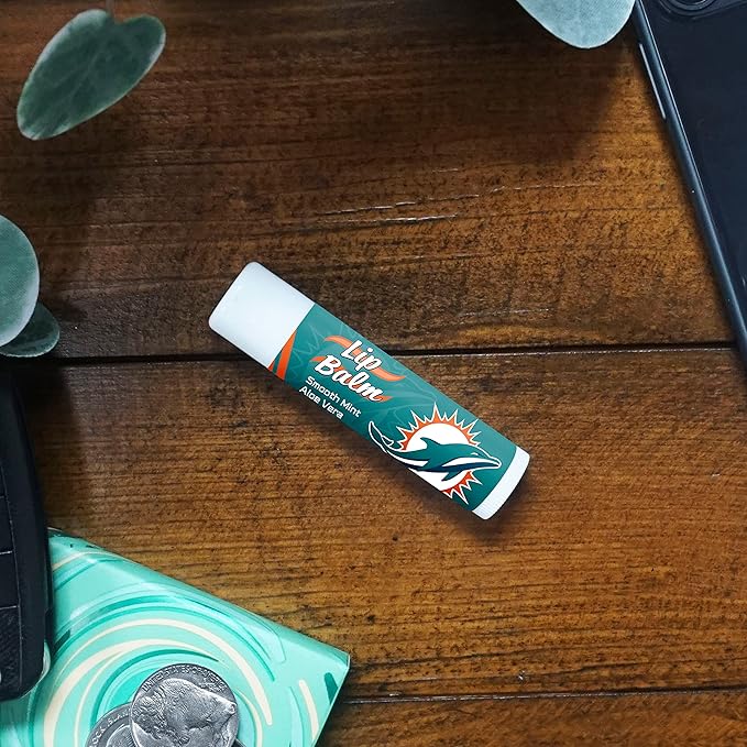 FANMATS 34698 Miami Dolphins Smooth Mint SPF 15 Lip Balm-VivaGrace Women