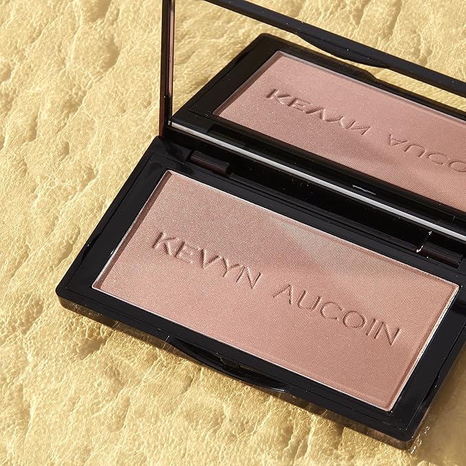 Kevyn Aucoin The Neo-Bronzer, Sunrise Light: 3 in 1 makeup palette. Highlighter, blush & bronzer in one smooth gradient makeup compact. Shimmer & matte in light, medium & deep. Sun-kissed to bronzed.-VivaGrace Women