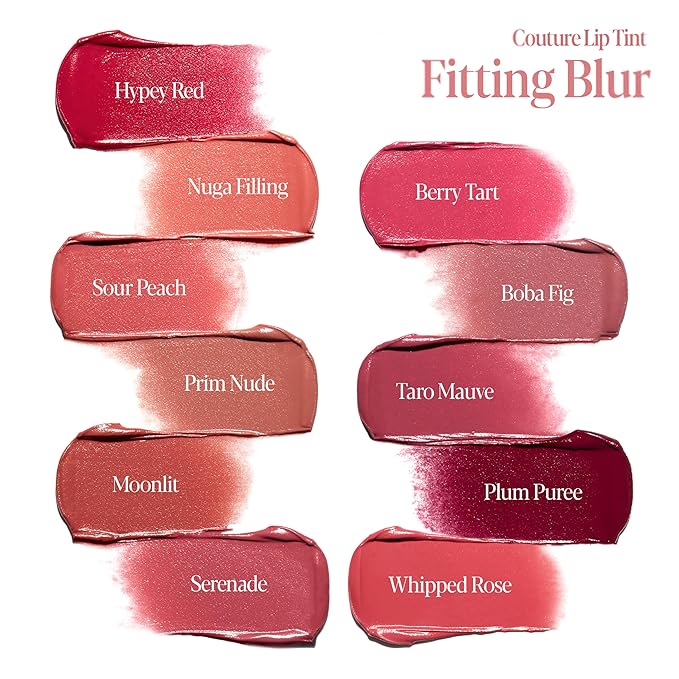 Espoir Couture Lip Tint Fitting Blur #10 Plum Puree 0.14oz | Soft and Creamy Color for Blurry Lip Look | Smudge-Proof Fixing Lip Stain | Lightweight and Comfortable Matte Finish-VivaGrace Women