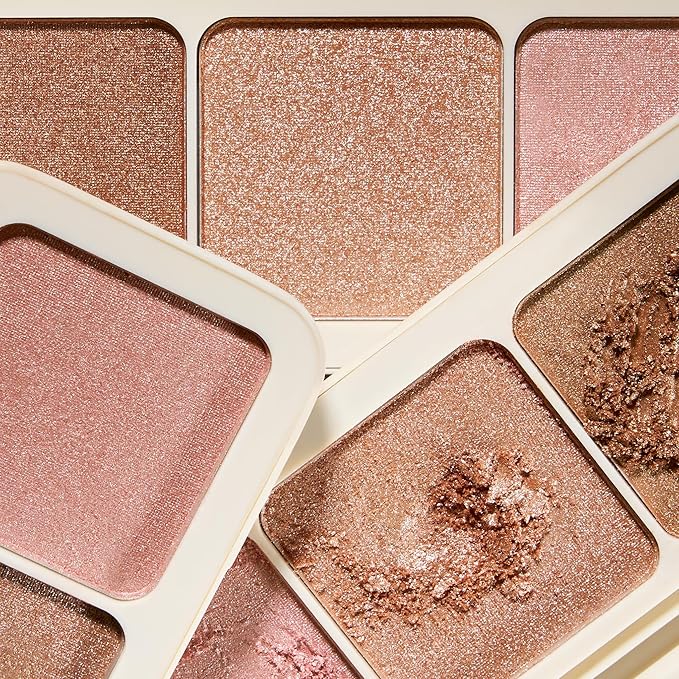 COVER FX Custom Enhancer Highlighter Makeup Palette - Buildable Illuminating Highlight - Use on Eyes, Cheeks and Body - Travel Friendly-VivaGrace Women