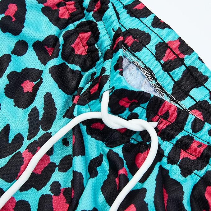 Fashion Funny Animal Printing Swim Trunks 5 inch Inseam Quick Dry Active Board Shorts for Men-VivaGrace Women