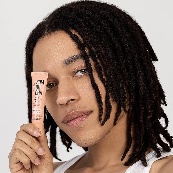 Avatara - Kombucha The Wake-Up Call Eye Cream, Eye Cream for Dark Circles and Puffiness, Under Eye Cream with Caffeine, Vitamin C, and Tumeric, Caffeine Eye Cream for All Skin Types, 0.05 Fl. Oz.-VivaGrace Women