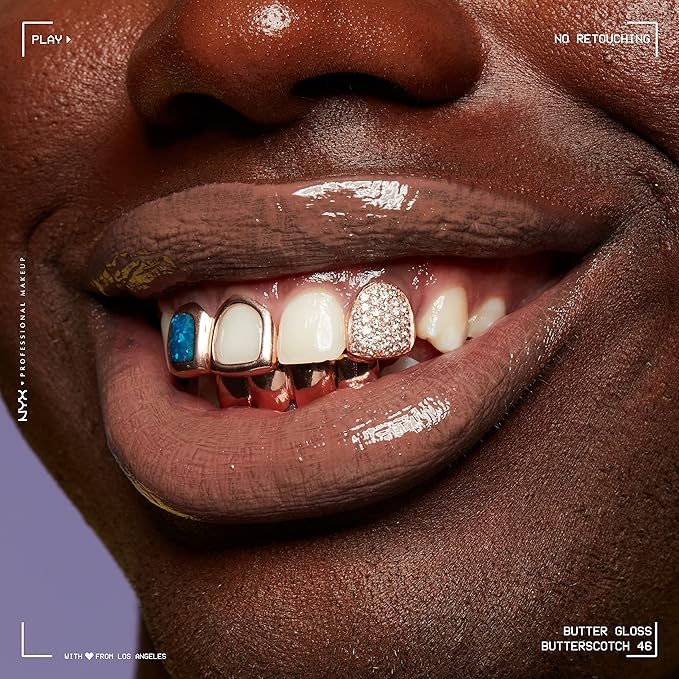 NYX PROFESSIONAL MAKEUP Butter Gloss Brown Sugar, Non-Sticky Lip Gloss - Butterscotch (Neutral Light Brown)-VivaGrace Women