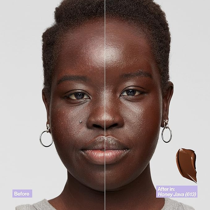 Revlon Illuminance Skin-Caring Liquid Foundation, Hyaluronic Acid, Hydrating and Nourishing Formula with Medium Coverage, 513 Brown Suede (Pack of 1)-VivaGrace Women