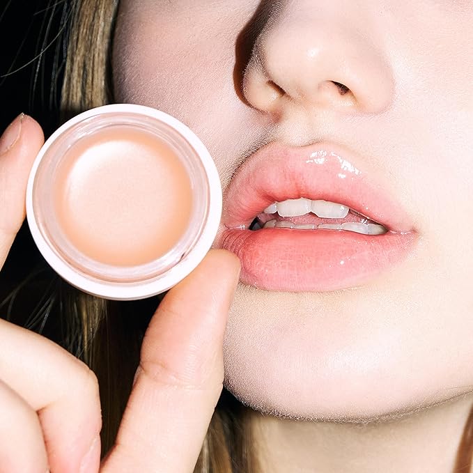 AOU GLOWY TINT BALM Tinted Lip Balm with Natural Gloss Instant Hydration for Chapped Lips 0.12Oz (00 Good Balm)-VivaGrace Women