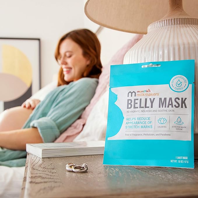 Munchkin® Milkmakers® Belly Mask for Pregnancy Skin Care & Stretch Marks, 3 Sheet Masks-VivaGrace Women