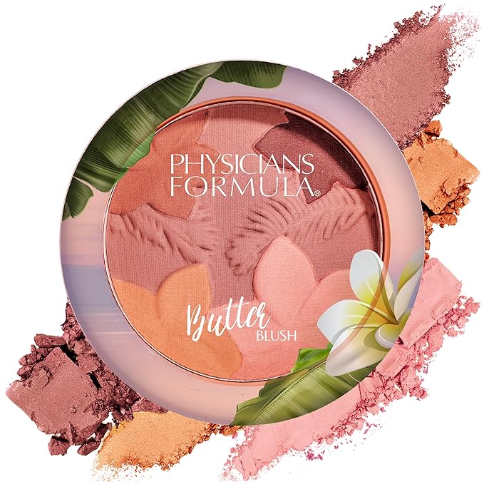 Physicians Formula Matte Monoi Butter Blush Makeup Powder, Mauvy Mattes, Dermatologist Tested-VivaGrace Women