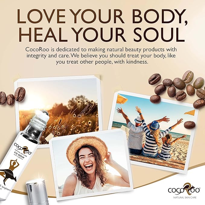 Caffeinated Eye Serum, Nutrient-Dense, 100% Pure, Natural & Vegan (Unscented)-VivaGrace Women