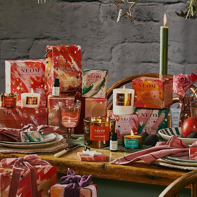 Neom- Magical Moment of Calm Gift Set | Real Luxury Travel Candle & Calming Hand Balm, 30ml | Scent to De Stress | Christmas Gift-VivaGrace Women