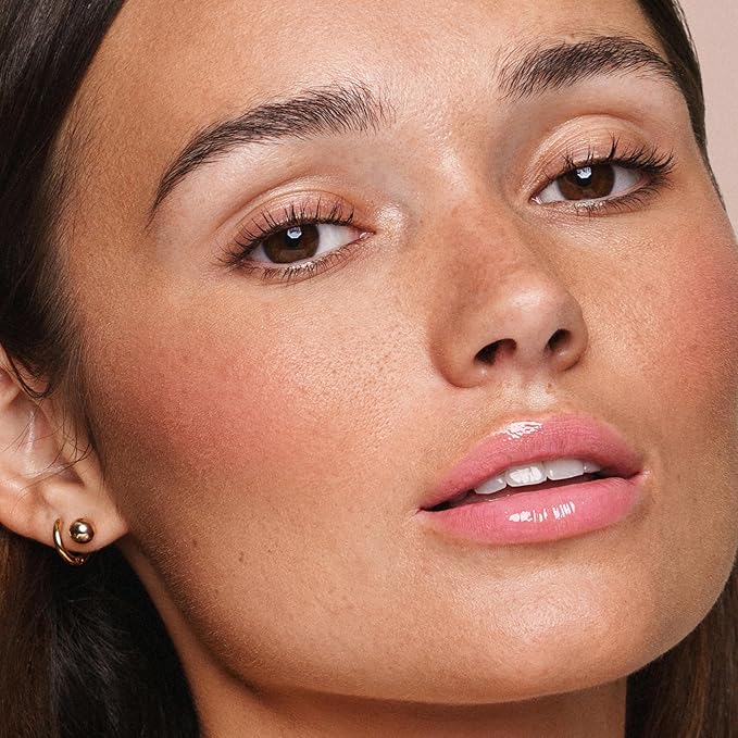 Jouer Bonnes Fêtes Deluxe Mini Lip Oil - Tinted Hydrating Lip Oil Gloss – Moisturizing Dry Lip Treatment Serum - Fragrance Free Tinted Lip Oil - Jojoba Seed Oil and Apricot Oil Formula - Valued at $42-VivaGrace Women