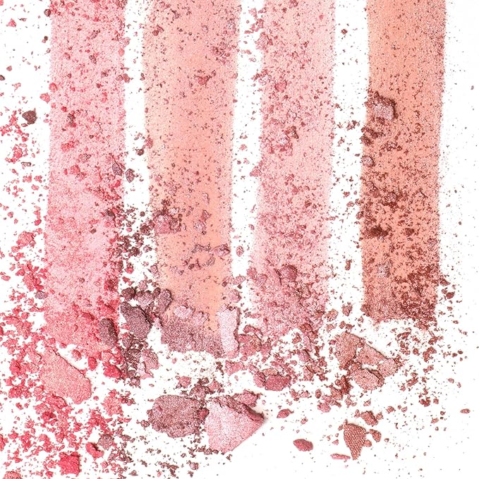 Beauty Bakerie Cotton Candy Champagne Blush Makeup Palette, Long Lasting Pigment, Matte and Metallic Highlighter Makeup, 4 Highlight Shades-VivaGrace Women
