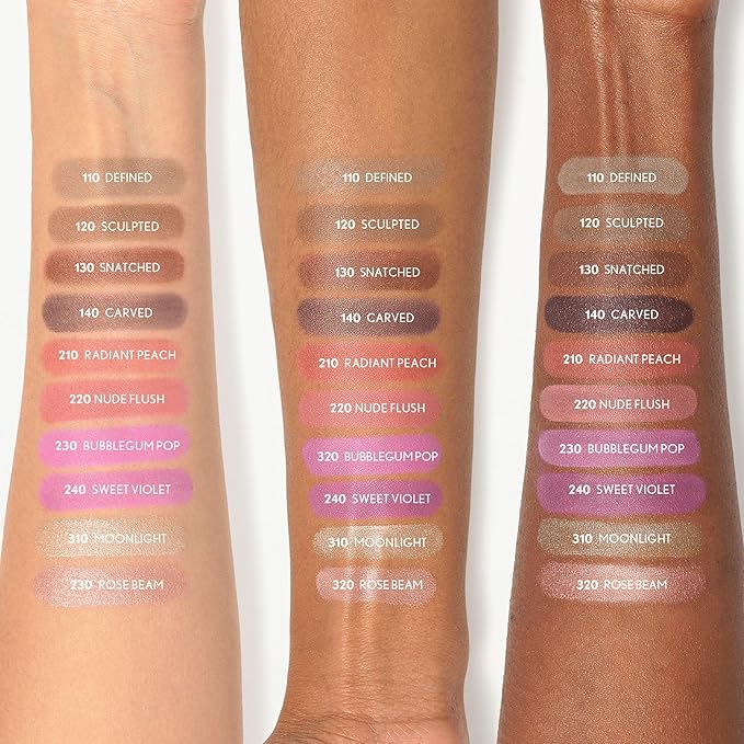 CoverGirl Trublend Skin Enhancer Contour Stick Balm, 120 Sculpted, Vegan Formula, Easy to Use, Glides on Effortlessly, Non-Greasy, Doesn't Crease, 0.21oz-VivaGrace Women