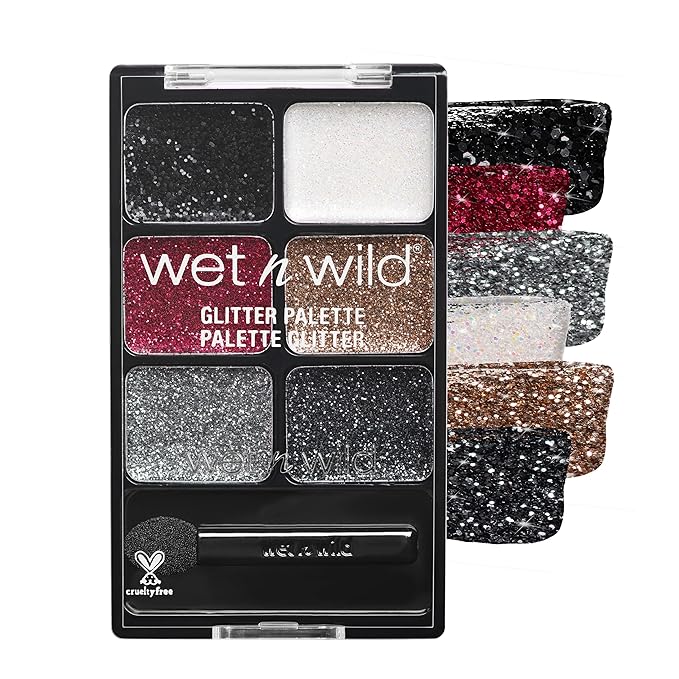 wet n wild Fantasy Makers Glitter Face Palette Heavy Metals-VivaGrace Women
