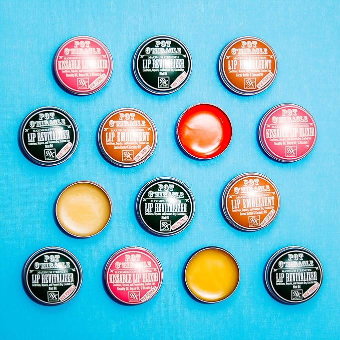 Ruby Kisses Pot O' Miracle Maximum Strength Lip Revitalizer Lip Balm (Mint-6 Pack)-VivaGrace Women