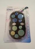 L.A. Colors 10 Color Eyeshadow, Splash, .14 Oz-VivaGrace Women